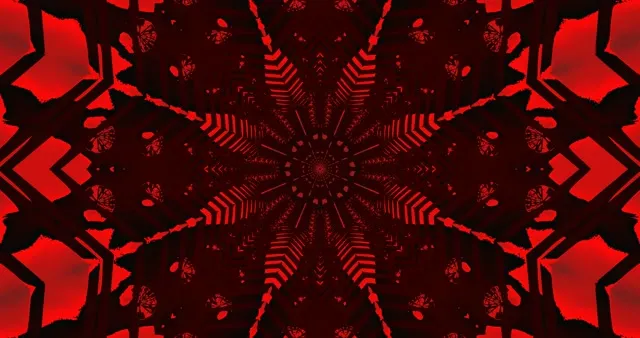 Red Arrow Tunnel VJ Loop 4K 60fps | Hypnotic Neon Screensaver